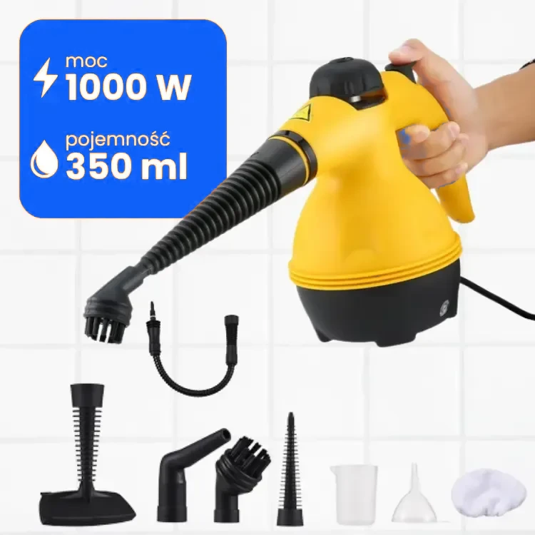 Odkurzacz parowy Defi 1000W – zdjęcie produktu 1
